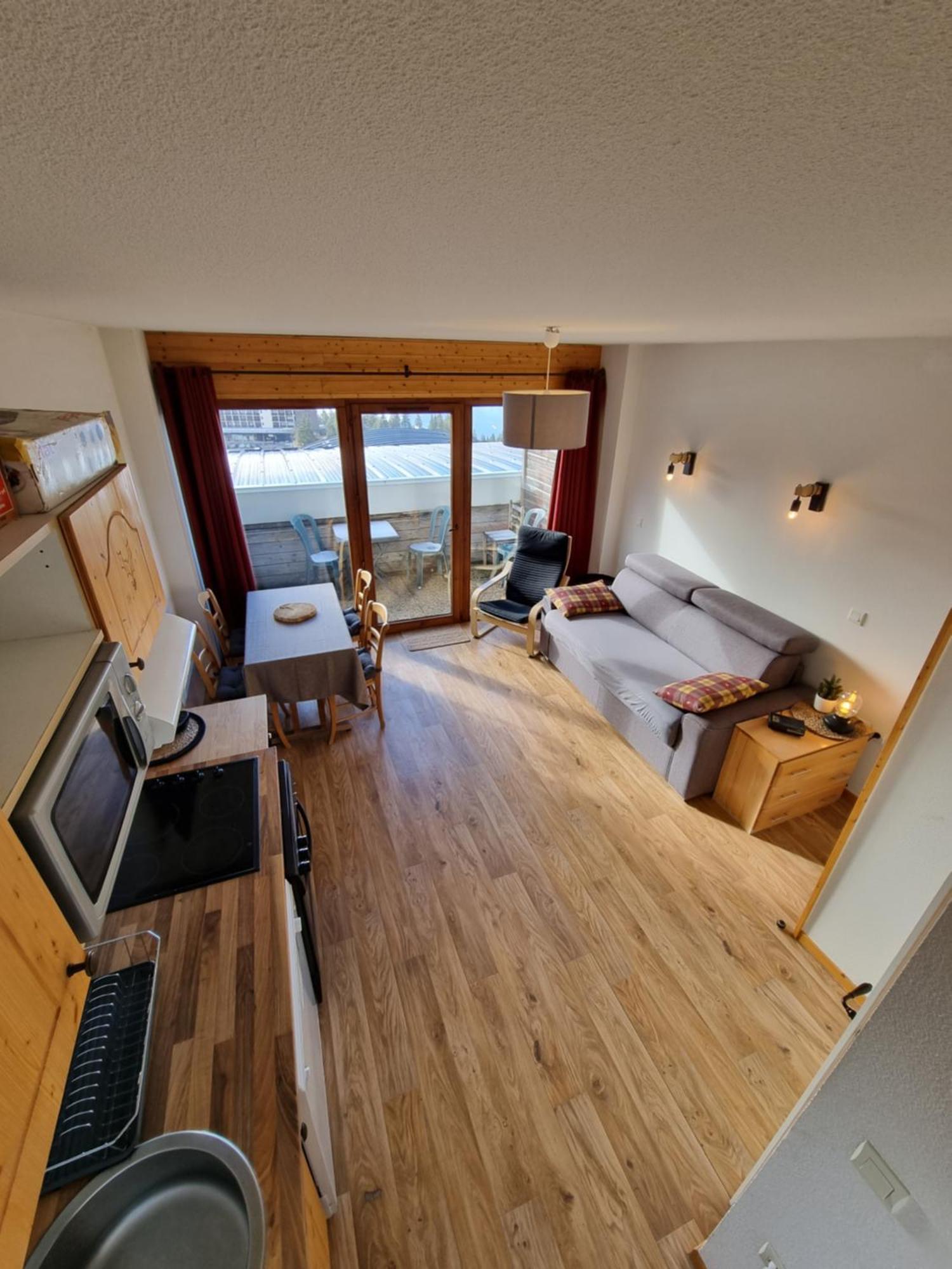 Appartement 4 Personnes 32M2 Au Pied Des Pistes- Wifi- Balcon Sud- Chamrousse 1650 Luaran gambar